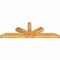 Ekena Millwork Saratoga Rough Sawn Timber Gable Bracket, Western Red Cedar, 96"W x 32"H x 6"D x 6"F, 8/12 Pitch GBW096X32X0606SAR00RWR - alternate 4